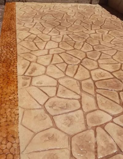 Pisos estampados Santiago, Hormigón estampado - Rayen Construcciones