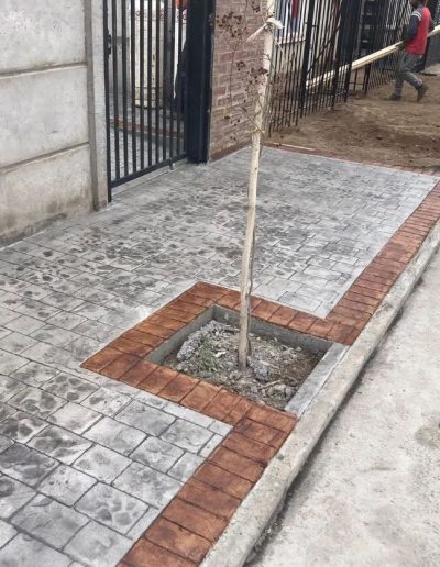 Adoquines. Pisos estampados Santiago, Hormigón estampado - Rayen Construcciones