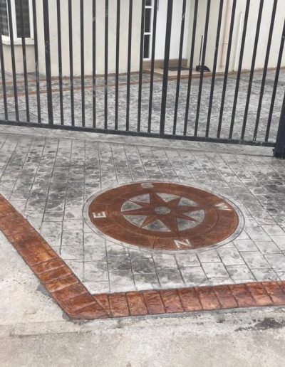 Pisos estampados Santiago, Hormigón estampado - Rayen Construcciones
