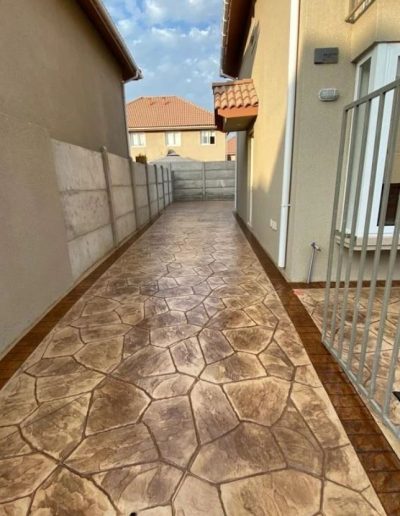 Pisos estampados Santiago, Hormigón estampado - Rayen Construcciones