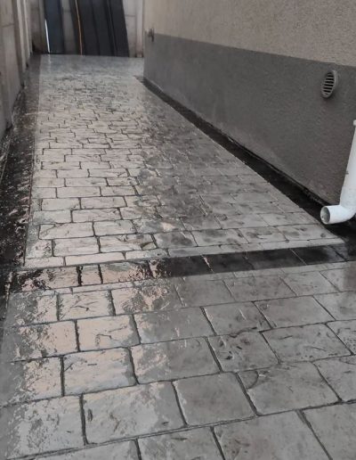 Pisos estampados Santiago, Hormigón estampado - Rayen Construcciones